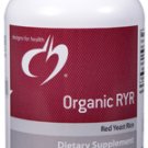 Organic RYR (Red Yeast Rice) - 180 Vegetarian Capsules - Designs for Health