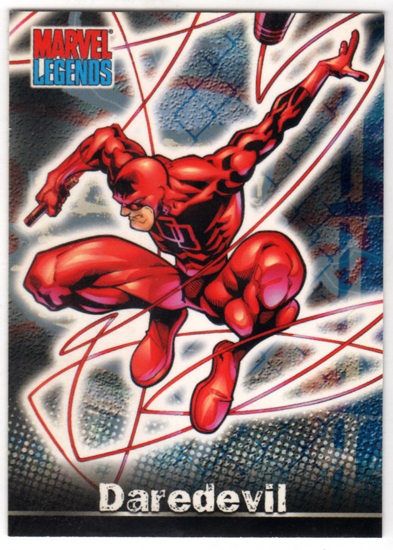 Marvel Legends Promo Card P3 Trading Card (Topps) featuring Daredevil