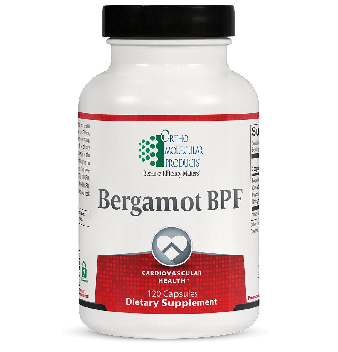 Bergamot Bpf 120 Capsules Ortho Molecular Products