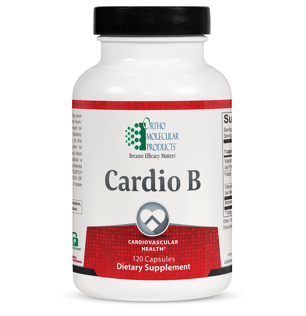 CARDIO B - 120 Capsules - Ortho Molecular Products