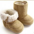 Infant Bady Unisex Fur Warm BOOTS Shoes SOFT sole 6-9m
