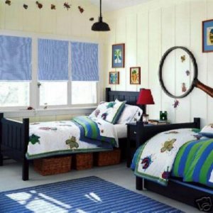 NEW POTTERY BARN-BOY-QUILT BED SHAM-MAX BUGS~SET 2 NEW
