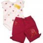 GYMBOREE Summer Bouquet Capri Pants Top Set 3-6 Mo NEW