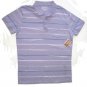ARIZONA Mens Purple Stripe Polo Shirt Sz L NEW