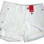 OLD NAVY White Cuff Shorts Sz 0 NEW