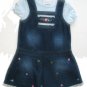YOUNGLAND Denim Jumper Shirt Dress 4T NEW