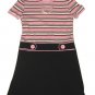 DISORDERLY KIDS Pink Black Heart Dress 5 NEW $35