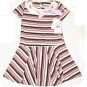 DISORDERLY KIDS Brown Pink Satin Ribbon Dress 4 NEW $35