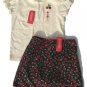 GYMBOREE Cherry Pie Skort Top Set 9 NEW $41