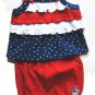 BABY TOGS Girls July 2pc Tank Short Set 3 6 Mo NEW $23