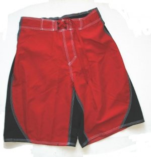 ARIZONA Mens Board Shorts Swim Trunk Red S Small NEW $30