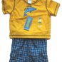 GYMBOREE Dive Shop Boys Shorts Dolphin T Shirt Outfit Set 3 6 Mo NEW $31