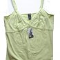 WORK WEEKEND Womens Plus Green Tank Top Cami 1X 16 18 NEW $44
