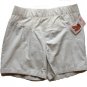DUO Light Tan Khaki Maternity Shorts M NEW