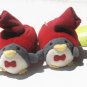 GYMBOREE Holiday  Boys Red Penguin Slippers 01/02 0 3 6 Mo NEW