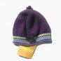 GYMBOREE Fun In The Snow Girls Purple Knit Winter Hat 0 3 Mo NEW