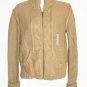 OLD NAVY Womens Tan Chunky Cable Knit Zip Sweater M 8 10 NEW