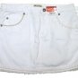 OLD NAVY Girls White Denim Mini Skirt 14 R NEW