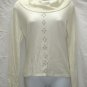 RENA ROWAN Womens Winter White Broad Neck Sweater M 8 10 NEW