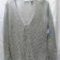 SOON TO BE Gray Loose Knit Mohair Maternity Cardigan Sweater S 4 6 NEW