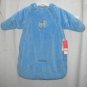 CARTERS Boys Blue Velour Snowsuit Bag 0 3 6 Mo NEW