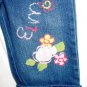 ELMO Girls 3pc Outfit Set Denim Jeans Jacket Shirt Top 12 Mo NEW