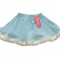 GYMBOREE Princess Snow Drop Girls Aqua Velour Skating Skirt 2T NWT NEW