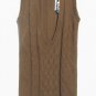 ENERGIE Juniors Womens Taupe Tunic Sweater Vest L 11 13 NWT NEW