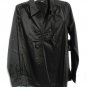 ANA Womens Black Pinch Front Dress Shirt M 8 10 NWT NEW