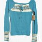 ARIZONA Juniors Aqua Angora Sweater S 3 5 NWT NEW