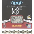 KMC Multi 8 Speed Bushingless Bicycle Chain 1/2" x 3/32" X8.93 Stretch Proof
