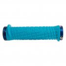 Bicycle Grips ODI Lock On Bonus MTB Troy Lee Aqua/Blue w/Clamp