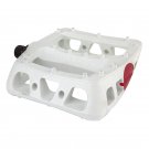 Bicycle Pedals Odyssey MX Twisted Pc 9/16 White Bike Gear New