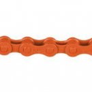 Bicycle Chain KMC 1/2 x 1/8 Inch Z410 Orange 112 Links Bike Parts