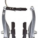 Bicycle Brake Caliper Origin8 V Alloy 101mm Classic Silver Front