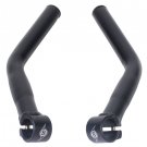MTB/Mt Bike Handlebar End Origin8 Bar Ends C-Lite Long Alloy Black New