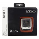 VDO X3DW Digital Wireless Bicycle Computer/Speedometer/Cadence White/Grey New