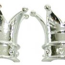 Bicycle Inner Tube Valve Caps Trick Top Crown Chrome Bike Tube Cap