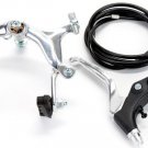 BMX Bicycle Brakeset SunLite MX1000 Alloy Rear w/Front Bolt Silver