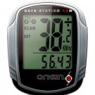 Bicycle Computer Origin8 Data Station 13 Function Wireless Silver/Black Speedo