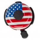 Bicycle Handlebar Bell Sunlite 53mm Alloy Ringer USA Flag Bike Handle Bar