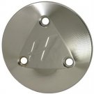 SUZUKI HAYABUSA (08-09) TRIPLE CHROME DERBY COVER ENGRAVED "H" FROM NYC PARTS TRIPLE CHROME