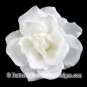 White Sandrine Gardenia Mini Bridal Hair Flower Clip Wedding