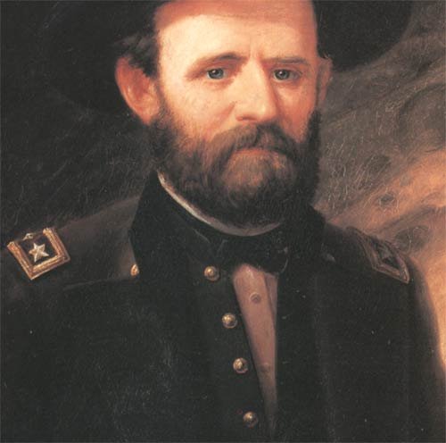 General Ulysses S Grant portrait Civil War canvas art print by Balling