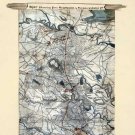 Defenses of Richmond Fredericksburg Wilderness Battle Virginia 1864 Civil War map by Sneden