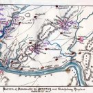 Sketch of Maneuvers on Antietam and Sharpsburg Maryland 1862 Civil War map by Sneden