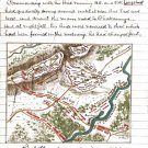 General Thomas New Position Missionary Chickamauga Civil War Map Canvas Sneden