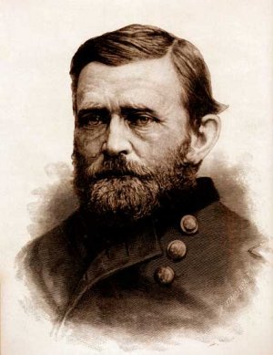 General Ulysses S Grant Portrait Civil War Art Drawing Print 1865 By Staudenbaur General Ulysses S Grant Portrait Civil War Art Drawing Print 1865 By Staudenbaur