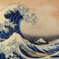 The Big Wave Off Kanagawa japanese asian canvas art print by Katsushika Hokusai