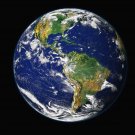 Earth from Space Western Hemisphere satellite photo photograph art Print